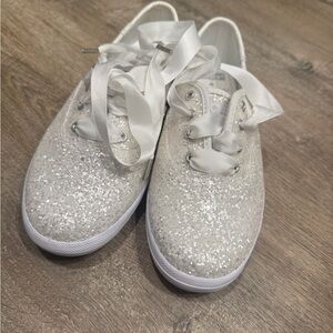 Keds x Kate Spade Glitter Tennis Shoes - NEW